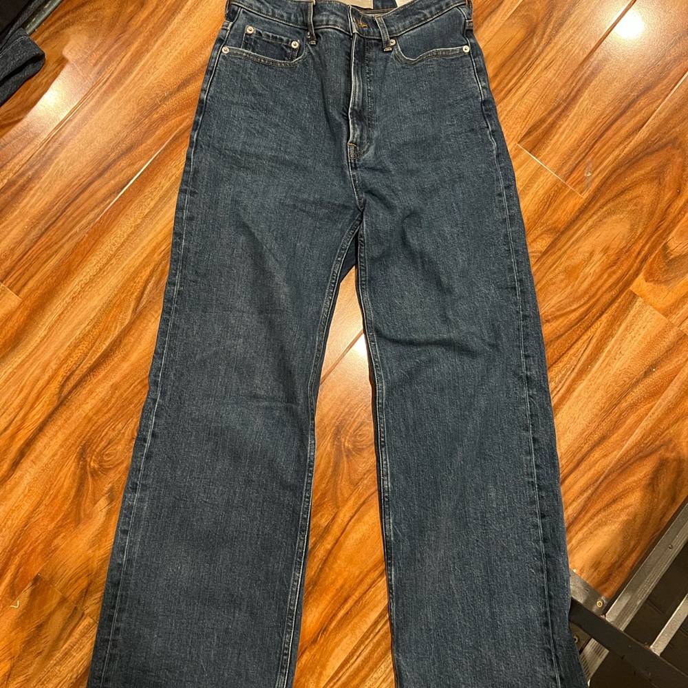 Everlane Blue Way High Sailor Jean